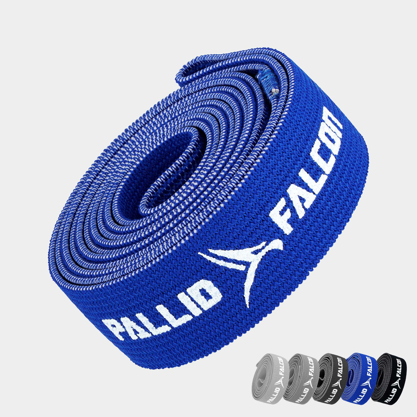 fitnessband gymnastikband widerstandsband textil blau pallid falcon