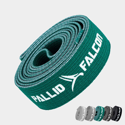 fitnessband gymnastikband widerstandsband textil grun pallid falcon