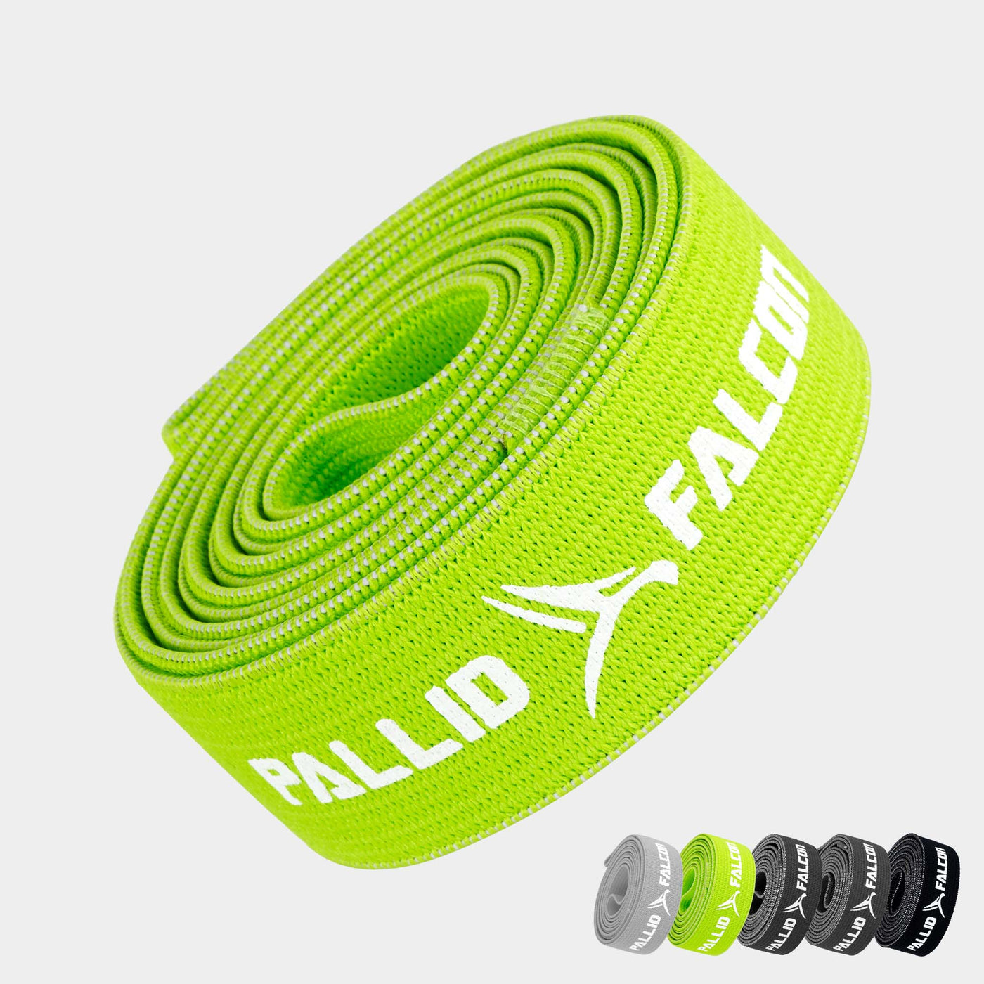fitnessband gymnastikband widerstandsband textil hellgrun pallid falcon