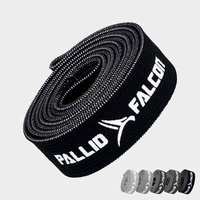 fitnessband gymnastikband widerstandsband textil schwarz pallid falcon