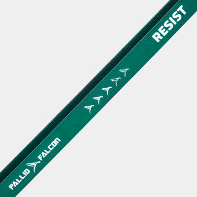 fitnessband resistance band widerstandsband textil grün pallid falcon
