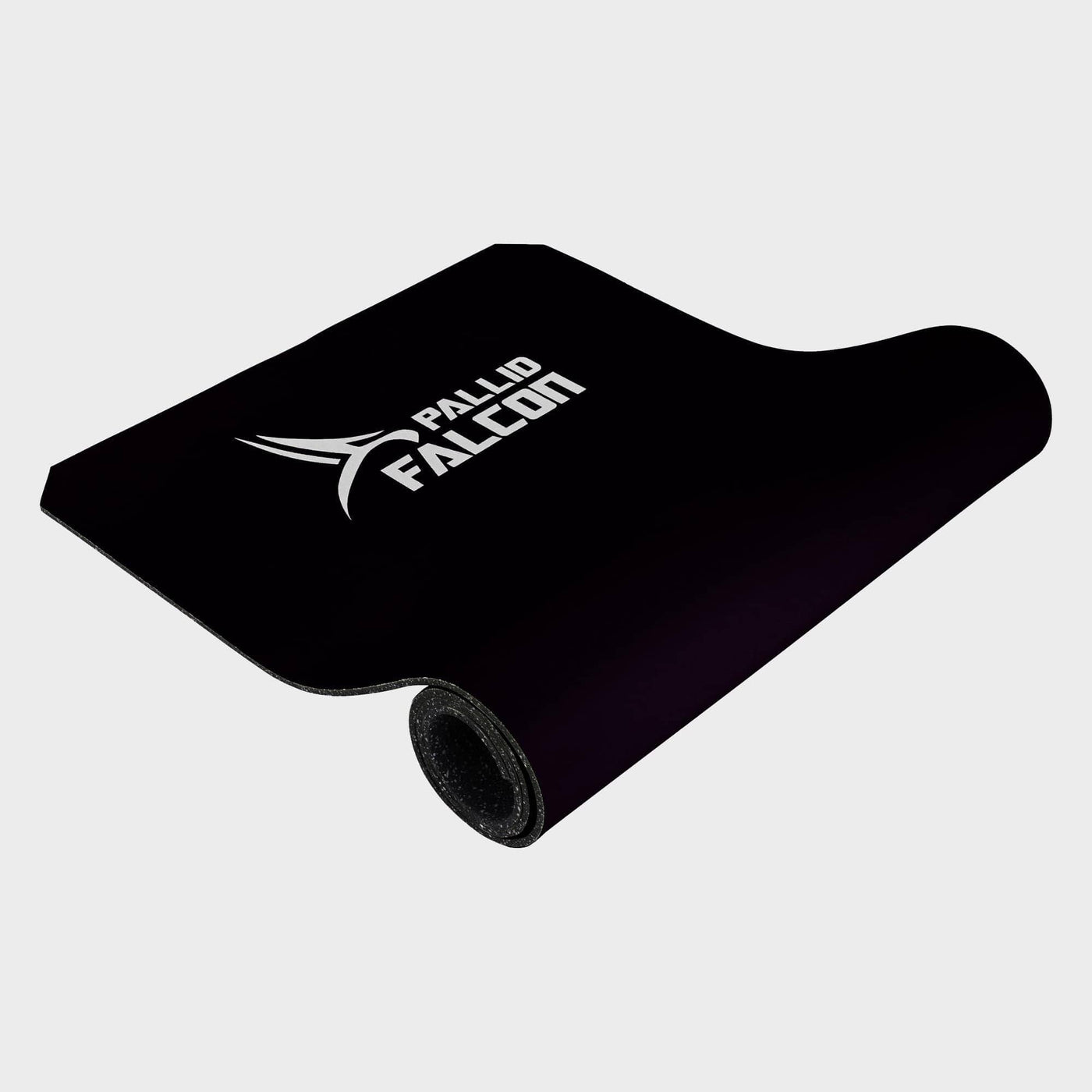 schwarze schadstofffreie trainingsmatte falcon one von pallid falcon fuer bodyweight training und calisthenics